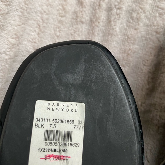 Prada double geta satin plataforms sandals white and black - Picture 11 of 12